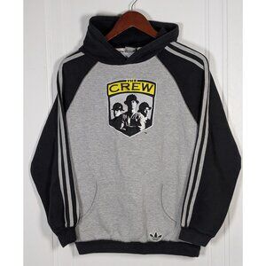 Columbus Crew Hoodie Youth XL 18/20 Black Gray MLS Soccer Adidas Vintage Logo